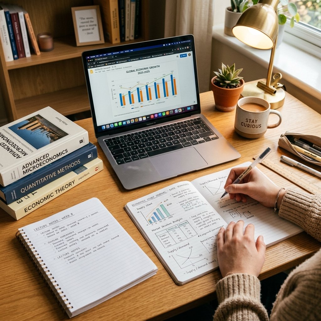 Organized study environment